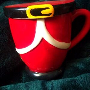 Santa mug with lid